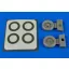Aires F6F Hellcat wheels(typeB) & paint masks kerék készlet