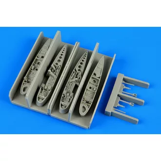   Aires F9F Panther wingfolds for Hobby Boss műgyanta repülő kiegészítő