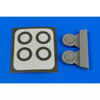 Aires I-153 wheels&paint masks f.ICM kerék készlet