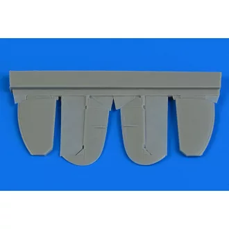   Aires Spitfire Mk.IX control surfaces (metal) for Eduard műgyanta repülő kiegészítő