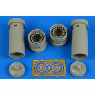   Aires FG.1 British Phantom exhaust nozzles for Airfix hajtómű fúvóka készlet