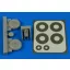 Aires Wellington wheels & Paint masks (early) for Airfix kerék készlet