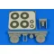 Aires Wellington wheels & paint masks (late) for Airfix kerék készlet