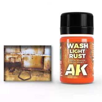 AK Interactive - LIGHT RUST WASH bemosó