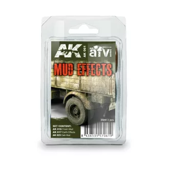 AK Interactive - MUD SET koszoló készlet