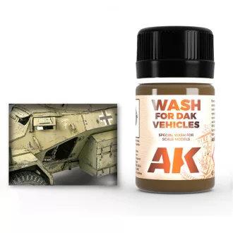 AK Interactive - WASH FOR AFRIKA KORPS VEHICLES bemosó