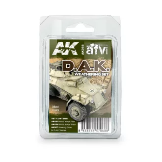   AK Interactive - AFRIKA KORPS WEATHERING SET koszoló készlet