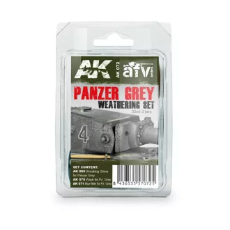   AK Interactive - EARLY PANZERS WEATHERING SET koszoló készlet