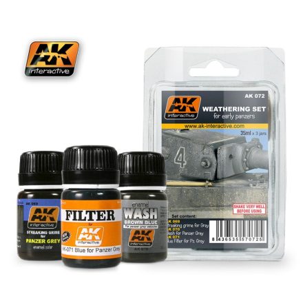 AK Weathering Set For Early Panzers