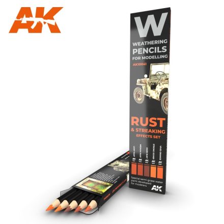 AK akvarell ceruza - RUST & STREAKING EFFECTS SET