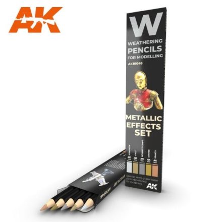 AK akvarell ceruza - METALLICS EFFECT SET