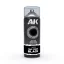 AK Interactive - Fine Primer Black - Spray 400ml (Includes 2 nozzles) alapozó