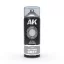 AK Interactive - Fine Primer Grey - Spray 400ml (Includes 2 nozzles) alapozó