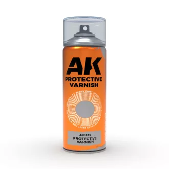   AK Interactive - Protective Varnish - Spray 400ml (Includes 2 nozzles) lakkspray