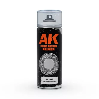 AK Interactive - Fine Resin Primer - Spray 150ml alapozó
