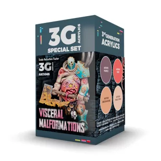   AK Interactive - WARGAME SET. VISCERAL MALFORMATIONS. festékkészlet