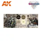 AK Interactive - WARGAME COLOR SET. BONES AND SKELETONS 3G