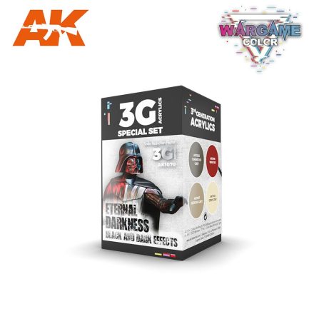 AK Interactive - WARGAME COLOR SET. ETERNAL DARKNESS 3G
