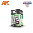 AK Interactive - WARGAME COLOR SET. EMERALDS AND GREEN GEMS 3G