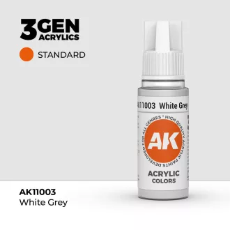AK Interactive - White Grey 17ml festék