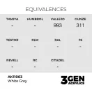 AK Interactive - White Grey 17ml festék