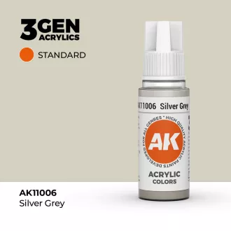 AK Interactive - Silver Grey 17ml festék
