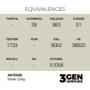 AK Interactive - Silver Grey 17ml festék