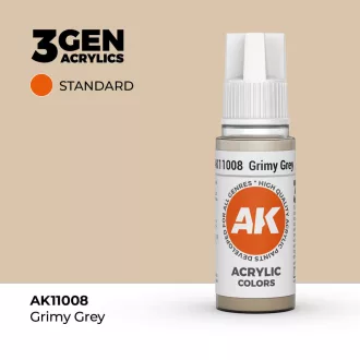 AK Interactive - Grimy Grey 17ml festék