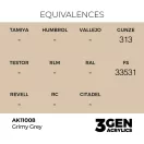 AK Interactive - Grimy Grey 17ml festék