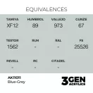 AK Interactive - Blue-Grey 17ml festék
