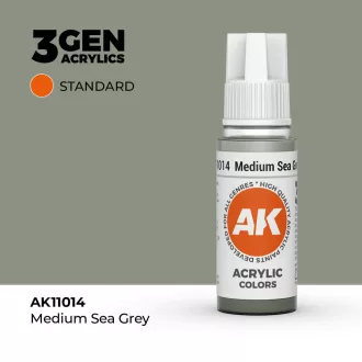 AK Interactive - Medium Sea Grey 17ml festék