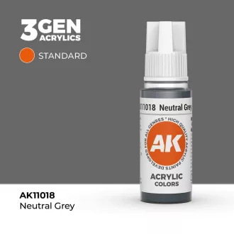 AK Interactive - Neutral Grey 17ml festék