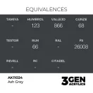 AK Interactive - Ash Grey 17ml festék