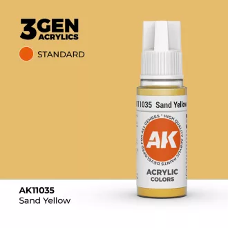 AK Interactive - Sand Yellow 17ml festék