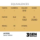 AK Interactive - Sand Yellow 17ml festék