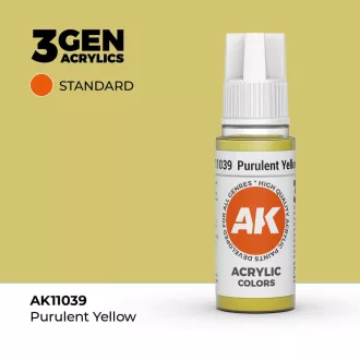 AK Interactive - Purulent Yellow 17ml festék