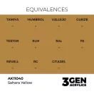 AK Interactive - Sahara Yellow 17ml festék