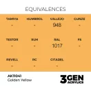 AK Interactive - Golden Yellow 17ml festék