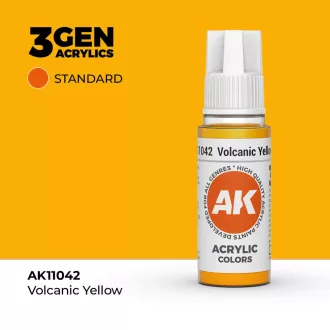 AK Interactive - Volcanic Yellow 17ml festék