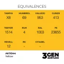 AK Interactive - Yellow 17ml festék
