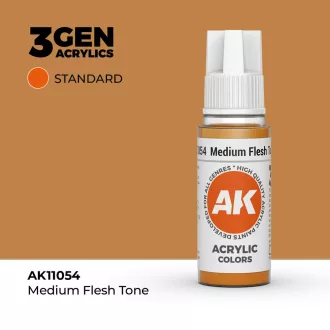 AK Interactive - Medium Flesh Tone 17ml festék