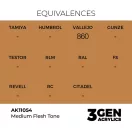 AK Interactive - Medium Flesh Tone 17ml festék