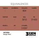 AK Interactive - Beige Red 17ml festék