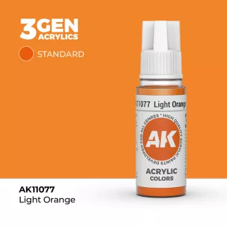 AK Interactive - Light Orange 17ml festék