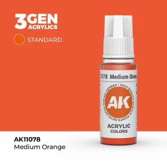 AK Interactive - Medium Orange 17ml festék