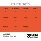 AK Interactive - Medium Orange 17ml festék