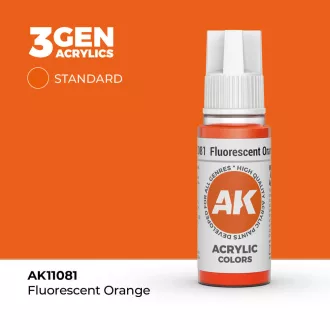AK Interactive - Fluorescent Orange 17ml festék