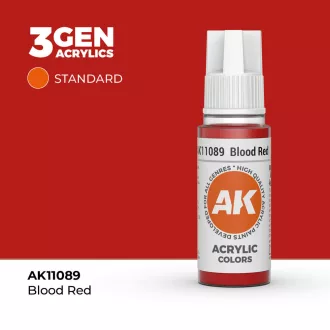 AK Interactive - Blood Red 17ml festék