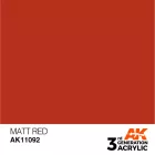 AK 3rd Generation Matt Red 17ml