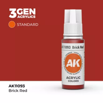 AK Interactive - Brick Red 17ml festék